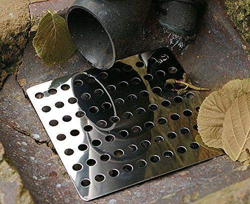 Citystores® Stainless Steel Drain Guard 6x6 – Gutter Cover Leaf Stopper for Outdoor Drain, Downspout, Roof – Heavy Duty Mesh Drain Protector