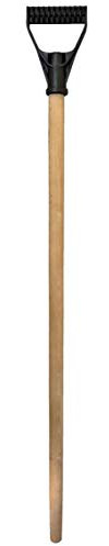 5x Holzstiel mit D-Griff Schneeschieber Ersatz Spaten-Stiel Schneeschaufel Ø27-32mm