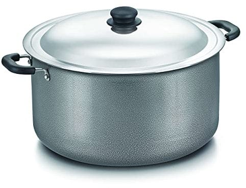 Prestige Omega Select Plus - Olla Biryani antiadherente sin PFOA con tapa de acero inoxidable, 12 litros