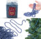 HOVUK® 10M Shiny Bead Garland, Shatterproof Blue Bead Chain, Plastic Pearl, Classic Traditional Luxury Christmas Tree Decoration