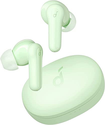 soundcore by Anker Life P2 Mini True-Wireless Earbuds In-Ear Kopfhörer, 10mm Audiotreiber, intensiver Bass, EQ, Bluetooth 5.2, 32 Std Akku, Aufladen mit USB-C(Grün)(Generalüberholt)