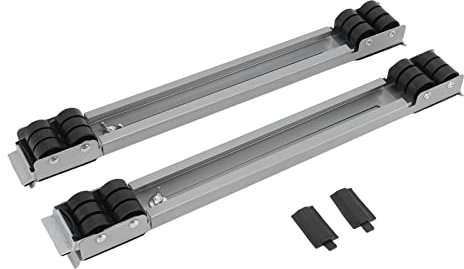 Goshyda Möbelwagen, Mobiler Roller, Ausziehbarer Hochleistungs-Waschmaschinen-Beweglicher Ständer, Tragfähigkeit 300 Kg, Universal-, Sockel, Gerätegleiter für Waschmaschine, Kühlschrank