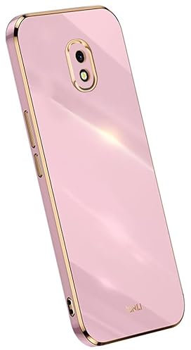 RankOne La Custodia del Telefono è Adatta per Samsung Galaxy J5 2017 (5.2 Inches), Case per Cellulare in Silicone con Telaio Galvanico - Viola