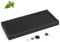 EG-SIPRO Silikon-Badezimmer-Tablett, bruchsicher, schwarz, rechteckig, 26 x 13 cm