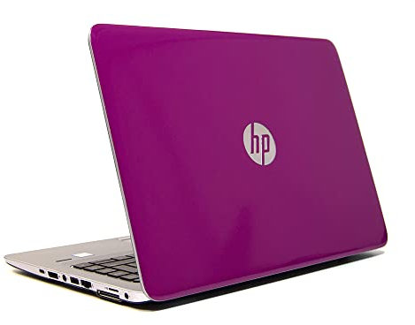 Ordinateur Portable 14 pouces, PC Portable, HP Elitebook 840 G3, i5-6200U, RAM 8 Go, SSD 256 Go, Clavier AZERTY Rétroéclairé, Laptop Windows 10, Garantie 2 Ans (Reconditionné) (Plum Violet)