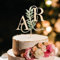 Party to Be Cake Topper Hochzeit Personalisiert Hochzeitstorte Deko in Holz Custom Braut und Bräutigam Tortenstecker mit Namen Initialen (Design 03)