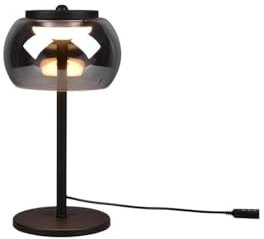 Trio Madison Tischleuchte, LED, 8W, 800lm, 3000K, schwarz-Chrom (542010132)