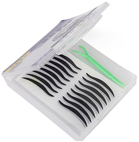 TOVINANNA 80paia Adesivi Eyeliner Nero Temporanei Per Make-up Occhi Sticker Per Ombretto E Eyeliner Design Facile E Veloce Per Trucco