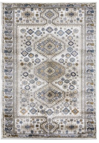 SrS Rugs® Impulse - Area Rug for Living Room, Bedroom, Hallway Runner Rug - Abstract Geometric Design - Provides Home with Comfort and Warmth (Katana Natural, 160cm x 220cm)