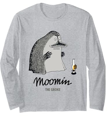 Mumin The Groke mit Lampe Langarmshirt