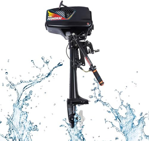 Benzin AußEnborder Motorboot Motor WasserküHlung System Benzinmotor Bootmotor Bootsmotoren AußEnbordmotoren AußEn Bootsmotor Outboard AußEnbord Aussenborder WasserküHlsystem (2-Takt 3,6 PS)