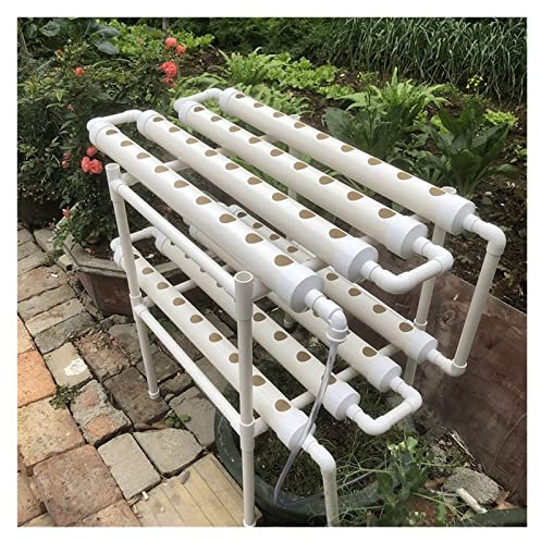Hydroponisch DIY-Hausgarten-Balkon-Gemüsepflanzer-Landwirtschaftsgewächshaus-vertikales Innen-PVC-Rohr NFT-Hydrokultur-Wachstumssystem Bereichern Sie Ihr grünes Leben