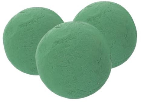 HAWILLOSCH Bolas De Espuma Floral 3piezas 15cm Para Arreglos Esponja Absorbente Para Manualidades Adecuado Para Bodas y Decoraciones Material Resistente y Duradero