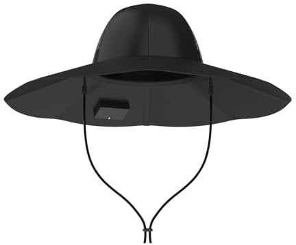 EF ECOFLOW Solar Hut 360°, wasserdicht, ultraleicht, faltbar, zwei USB-A und USB-C Anschlüsse, lädt Phones, kleine elektronische Geräte unterwegs beim Wandern, Angeln, Camping, am Strand (L-XL)