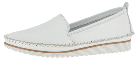 Andrea Conti Damen Slipper, weiß, 39 EU