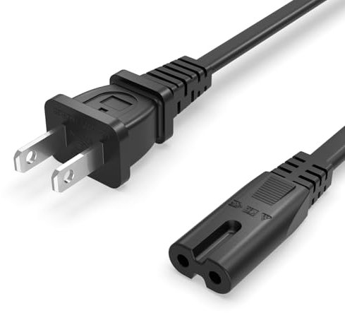 10FT AC Power Cable for Xbox One S, Xbox One X, Xbox Series X/S Console Replacement (ETL Listed Cable)