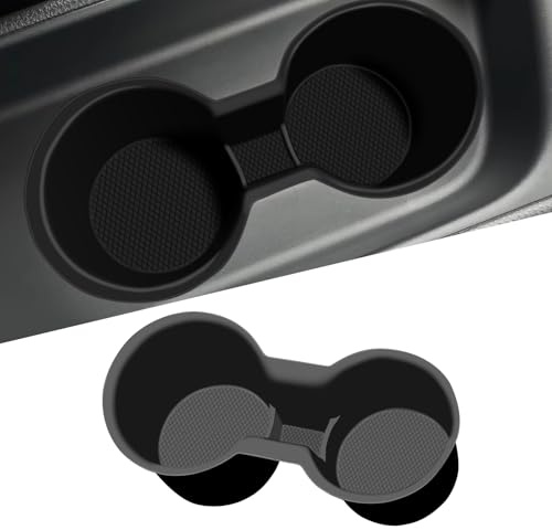FDAIUN Antidérapant Porte-gobelets central pour Toyota Yaris Yaris Cross GR Automatic 2020-2025 Silicone Rangement central de contrôle Accessoires