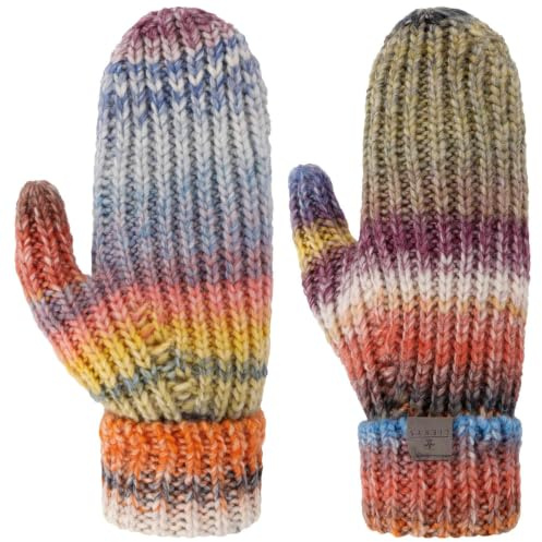LIERYS Multicolour Fausthandschuhe Made in Germany Damen Herbst Winter