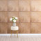 Tokenhigh 10Pcs 3D Wall Panels Self Adhesive, 30x30cm Wood Slat Effect Wall Tiles, Waterproof Peel and Stick Wallpaper Wall Panelling, Decorative Wood Grain Printing Wall Panels (Oak)