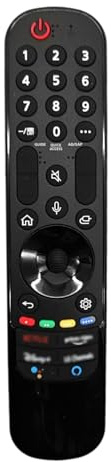 JZK Telecomando magico per LG TV MR21GA MR22GN MR23GA, con comando vocale e puntatore, telecomando TV sostitutivo per LG Smart TV