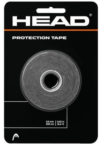 Head Rahmenschutzband für Tennisschläger, 5 m, schwarz