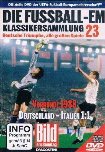 Die Fussball-EM ~ Klassikersammlung 23 ~ Deutsche Triumphe, alle grossen Spiele ~ Vorrunde 1988 ~ Deutschland - Italien 1:1