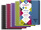 Clairefontaine 329156C - Spiralheft/Schulheft Linicolor Evolutiv'Book mit Doppelspirale, 4-fach gelocht, mikroperforiert, 22,5x29,7cm, 120 Blatt, 90g, liniert mit Kopfleiste, farbig sortiert, 1 Stück