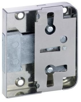 1 Stück Riegelschloss 772 mit 3 Zuhaltungen zum Aufschrauben rs/ls mit 1 Schlüssel Dorn 40 mm 0772 40002
