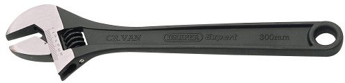 Draper 52682 365 Expert Crescent Type Adjustable Wrench with Phosphate Finish, 300mm,Blue