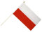 Flaggenfritze Stockflagge Polen - 30 x 45 cm