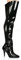 Higher Heels PleaserUSA Overknee-Stiefel Vanity-3010 Lack schwarz Gr. 43