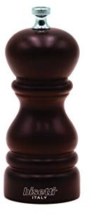 Bisetti Roma Macina Pepe, Legno, Marrone, 5.5 x 5.5 x 13 cm
