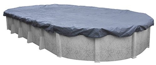 Robelle 461625 Value-Line - Cubierta de Invierno para Piscinas ovaladas sobre el Suelo de 16 x 25 pies