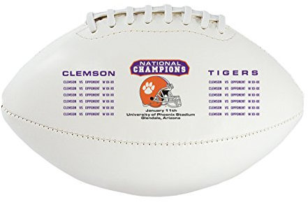 Jarden Sports Licensing NCAA Clemson Tigers 2015 College National Champions Fußball, Weiß