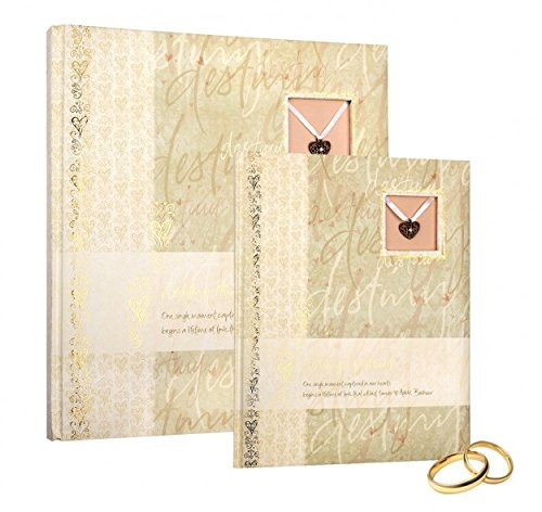 Henzo Hochzeitsalbum & Gästebuch Destiny - Album zur Hochzeit - Gästealbum - Fotoalbum - Hochzeitsfotoalbum - Hochzeitsgästebuch