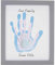 Pearhead DIY Family Handprint Frame and Paint Kit, Family Craft, Excellent Gift for New Parents, Mothers Day Gift for Mum, Grey