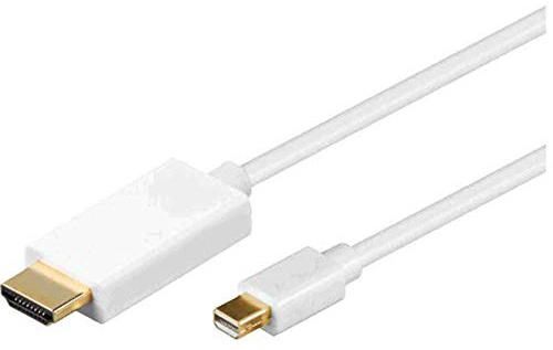 Microconnect MDPHDMI2-4K video cable adapter 2 m Mini DisplayPort HDMI Type A (Standard) White