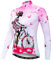 weimostar Women's Long Sleeve Bike Bicycle Riding Cycling Jersey Outdoor Jacket Breathable Bicycle Pink XL
