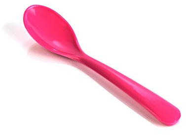 Kimmel Eierlöffel Babylöffel Dessertlöffel (6 Stück) Mehrweg, Kunststoff, Fuchsia, 21-000-3310-1