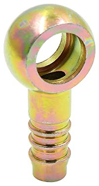 X AUTOHAUX 10 mm ID-Schlauchstutzen 14 mm Banjo-Kraftstoffleitung für Motorrad und Auto