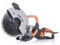 Evolution Power Tools Evolution R300DCT 300 mm Concrete Saw - 2400 W Motor, No Gas, Incl Diamond Masonry Blade, 230V, Domestic Use, Orange, 115 mm Cut