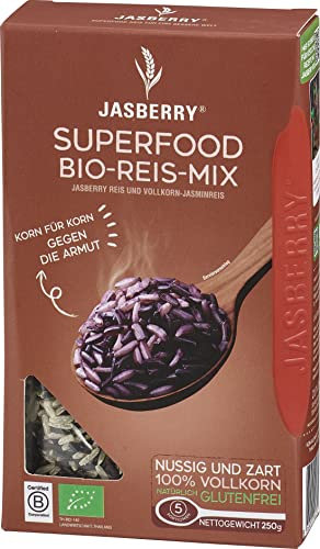 Bio Vollkorn Reis Jasberry Superfood 250g - Variante Mix