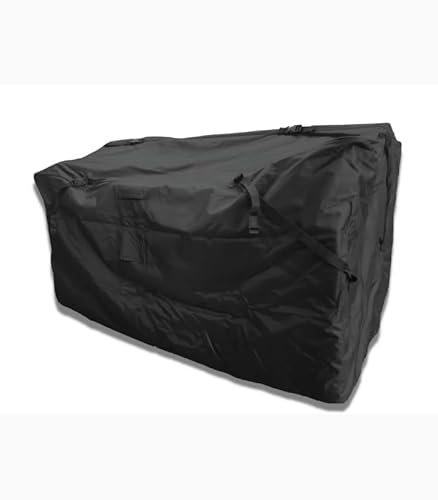 HBCOLLECTION® Abdeckung schutzhülle Hochbeständiger 500D für Gartensofa Sitzgruppe Lounge-Esstisch-Set HB-Elite schwarz