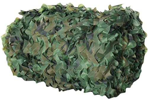 Amadon Berg-Tarnnetz,grünes Dekorations-Camouflage Netz,verdickendes Tarnung Net,Sichtschutz,mit Nylon-Netzrahmen,für Baumrahmen,Verstecken,Jagen,Party,Autoabdeckung,Camping (2x3m(6.6x9.8ft))