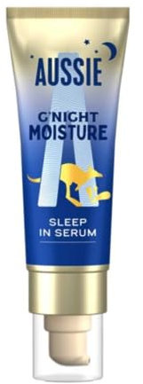 Aussie G'Night Moisture Sleep in Serum - Overnight Repair Treatment for Dry, Damaged Hair 70ml
