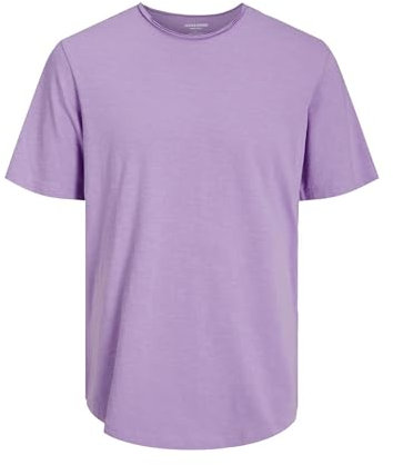 JACK & JONES JJEBASHER TEE O-NECK SS NOOS, T-Shirt Uomo, Viola (Purple Rose), S