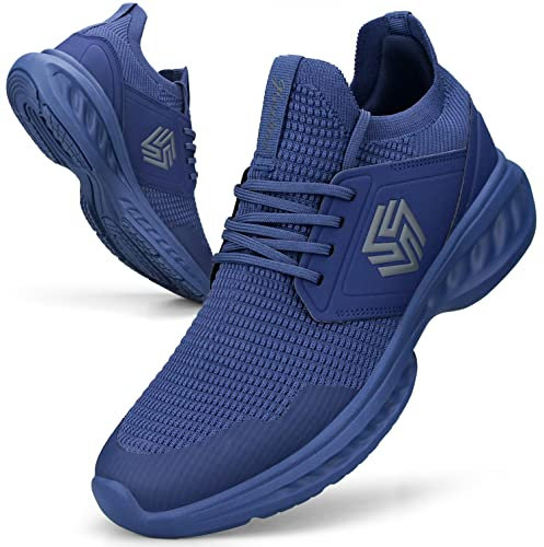 Giniros Herren Sneaker Laufschuhe Sportschuhe Turnschuhe Running Tennis Schuhe Dunkelblau 45