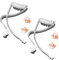 HYS Lot de 2 tubes acoustiques de rechange Air/transparent et écouteurs en silicone pour talkie-walkie
