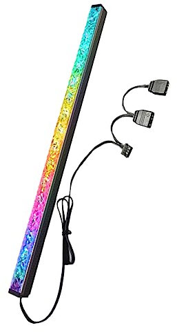 SOLUSTRE Case Decoration Pc Accessory Decorative Light Diamond Decor Computer Magnetic RGB Rechargeable Light Bar Computer Light Bar Computer Led Light Bar Magnetic Force Decorate Chassis