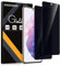 Phoona Verre Trempé pour Samsung Galaxy S21 5G 6.2,Dureté 9H,Anti-Rayures,Protecteur D'écran Anti-Peek Privacy,Film de Protection du Verre Anti-Espion,2 Pièces
